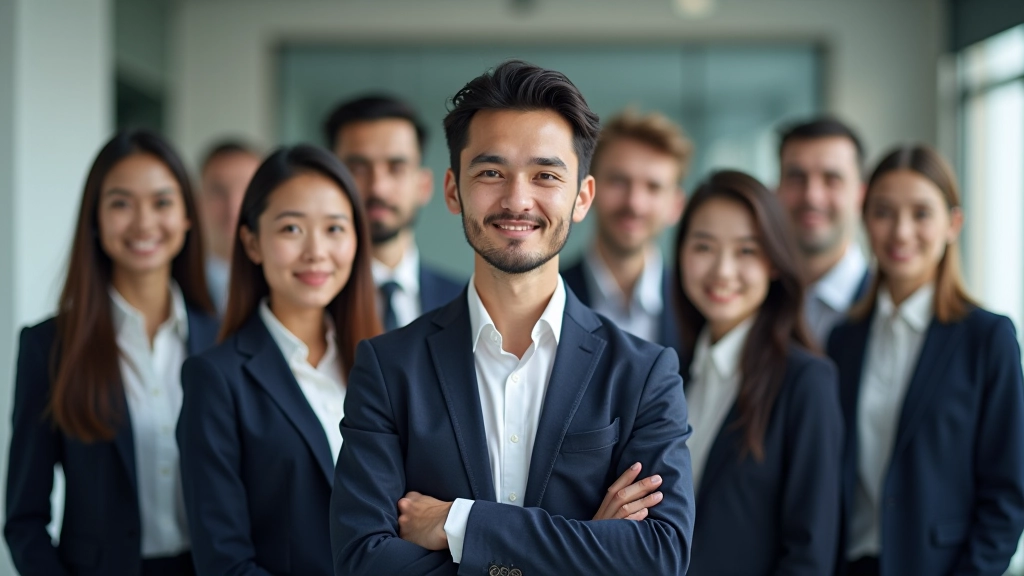Diverse young professionals in a team meeting with various ethnicities and backgrounds